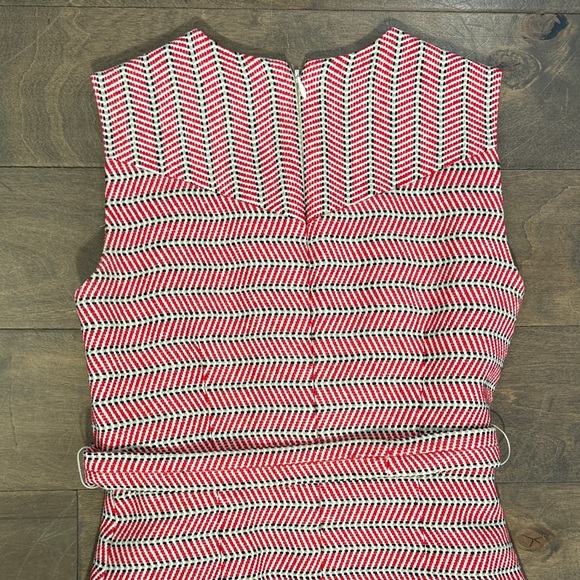 J. Crew Striped Pink and Cream Midi Dress - Picture 5 of 7